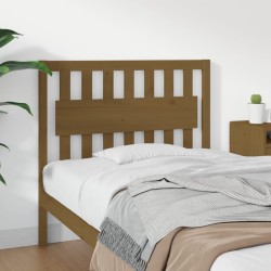 vidaXL Cabecero de cama madera maciza pino marrón miel 105,5x4x100 cm