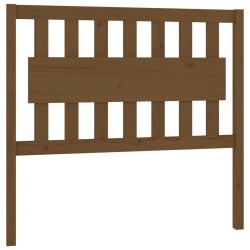 vidaXL Cabecero de cama madera maciza pino marrón miel 105,5x4x100 cm