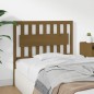 vidaXL Cabecero de cama madera maciza pino marrón miel 105,5x4x100 cm