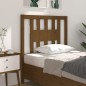 vidaXL Cabecero madera maciza de pino marrón miel 81x4x100 cm