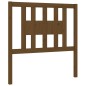 vidaXL Cabecero madera maciza de pino marrón miel 81x4x100 cm