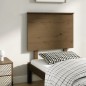 vidaXL Cabecero de cama madera maciza de pino marrón miel 79x6x82,5 cm