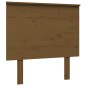 vidaXL Cabecero de cama madera maciza de pino marrón miel 79x6x82,5 cm