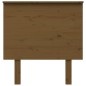 vidaXL Cabecero de cama madera maciza de pino marrón miel 79x6x82,5 cm