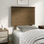 vidaXL Cabecero de cama madera maciza de pino marrón miel 79x6x82,5 cm