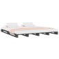vidaXL Cama de palets de madera maciza de pino gris 135x190 cm vidaXL Cama de palets de madera maciza de pino gris 135x190 cm