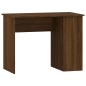 vidaXL Escritorio de madera contrachapada marrón roble 100x55x75 cm vidaXL Escritorio de madera contrachapada marrón roble 100x55x75 cm