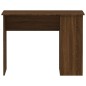 vidaXL Escritorio de madera contrachapada marrón roble 100x55x75 cm vidaXL Escritorio de madera contrachapada marrón roble 100x55x75 cm