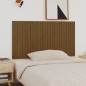 vidaXL Cabecero cama pared madera maciza pino marrón miel 166x3x90 cm vidaXL Cabecero cama pared madera maciza pino marrón miel 166x3x90 cm