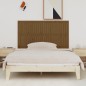 vidaXL Cabecero cama pared madera maciza pino marrón miel 166x3x90 cm vidaXL Cabecero cama pared madera maciza pino marrón miel 166x3x90 cm