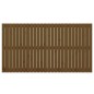 vidaXL Cabecero cama pared madera maciza pino marrón miel 166x3x90 cm vidaXL Cabecero cama pared madera maciza pino marrón miel 166x3x90 cm