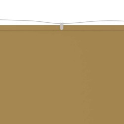vidaXL Toldo vertical beige 180x1000 cm tela oxford