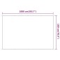 vidaXL Toldo vertical beige 180x1000 cm tela oxford