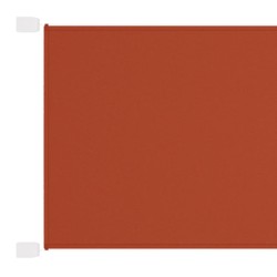 vidaXL Toldo vertical terracota tela oxford 60x800 cm
