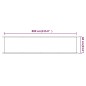 vidaXL Toldo vertical terracota tela oxford 60x800 cm vidaXL Toldo vertical terracota tela oxford 60x800 cm