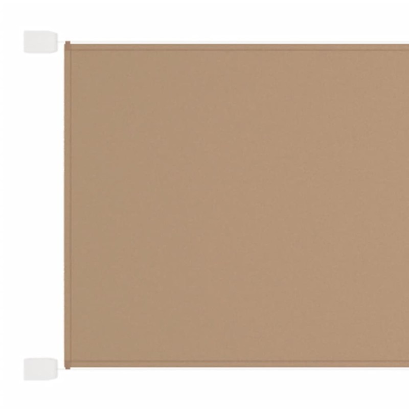 vidaXL Toldo vertical tela oxford gris taupé 180x1000 cm vidaXL Toldo vertical tela oxford gris taupé 180x1000 cm