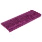 vidaXL Alfombrillas de escalera 10 unidades violeta 65x21x4 cm
