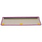 vidaXL Alfombrillas de escalera 10 unidades violeta 65x21x4 cm