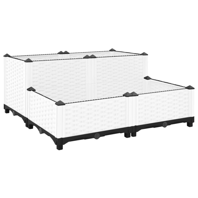 vidaXL Arriate polipropileno 80x80x38 cm vidaXL Arriate polipropileno 80x80x38 cm