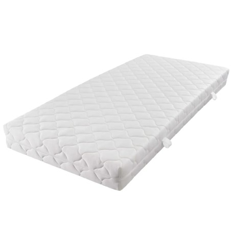 vidaXL Colchón con funda lavable de 200 x 80 x 17 cm 