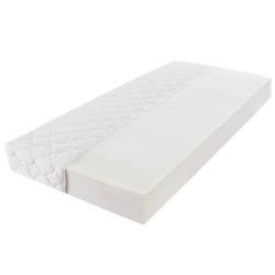 vidaXL Colchón con funda lavable de 200 x 80 x 17 cm 