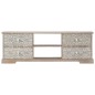 vidaXL Mueble de TV de madera maciza de acacia 120x30x40 cm