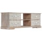 vidaXL Mueble de TV de madera maciza de acacia 120x30x40 cm