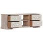 vidaXL Mueble de TV de madera maciza de acacia 120x30x40 cm