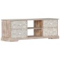 vidaXL Mueble de TV de madera maciza de acacia 120x30x40 cm