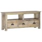 vidaXL Mueble de TV de madera maciza de mango 110x30x50 cm
