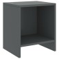 vidaXL Mesitas de noche madera maciza de pino gris oscuro 35x30x40cm vidaXL Mesitas de noche madera maciza de pino gris oscuro 35x30x40cm