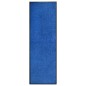 vidaXL Felpudo lavable azul 60x180 cm vidaXL Felpudo lavable azul 60x180 cm