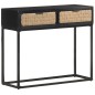 vidaXL Mesa consola de madera maciza de mango 90x35x76 cm vidaXL Mesa consola de madera maciza de mango 90x35x76 cm