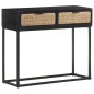 vidaXL Mesa consola de madera maciza de mango 90x35x76 cm vidaXL Mesa consola de madera maciza de mango 90x35x76 cm