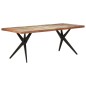 vidaXL Mesa de comedor de madera maciza reciclada 200x90x76 cm vidaXL Mesa de comedor de madera maciza reciclada 200x90x76 cm