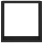 vidaXL Estantes cubo de pared 3 unidades MDF negro vidaXL Estantes cubo de pared 3 unidades MDF negro