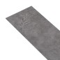 vidaXL Lamas para suelo PVC autoadhesivas 5,21 m² 2 mm gris hormigón