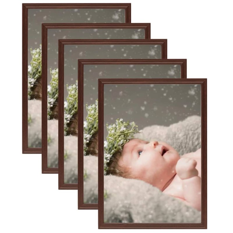 vidaXL Marcos de fotos collage de mesa 5 uds rojo oscuro 10x15 cm vidaXL Marcos de fotos collage de mesa 5 uds rojo oscuro 10x15 cm