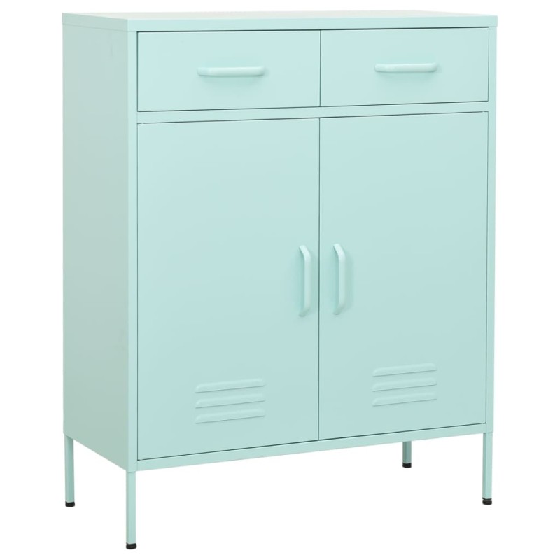 vidaXL Armario de almacenamiento acero verde mint 80x35x101,5 cm vidaXL Armario de almacenamiento acero verde mint 80x35x101,5 cm