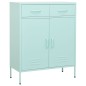 vidaXL Armario de almacenamiento acero verde mint 80x35x101,5 cm vidaXL Armario de almacenamiento acero verde mint 80x35x101,5 cm