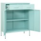 vidaXL Armario de almacenamiento acero verde mint 80x35x101,5 cm vidaXL Armario de almacenamiento acero verde mint 80x35x101,5 cm