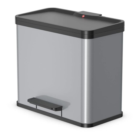 Hailo Cubo con pedal Oko Trio Plus tamaño L 3x9 L plateado 0633-220 