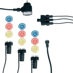 Ubbink Lámpara subacuática de estanque MiniBright 3x8 LED 1354019