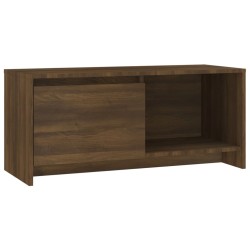 vidaXL Mueble de TV madera de ingeniería marrón roble 90x35x40 cm