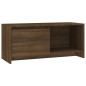 vidaXL Mueble de TV madera de ingeniería marrón roble 90x35x40 cm vidaXL Mueble de TV madera de ingeniería marrón roble 90x35x40 cm