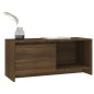 vidaXL Mueble de TV madera de ingeniería marrón roble 90x35x40 cm vidaXL Mueble de TV madera de ingeniería marrón roble 90x35x40 cm
