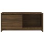 vidaXL Mueble de TV madera de ingeniería marrón roble 90x35x40 cm vidaXL Mueble de TV madera de ingeniería marrón roble 90x35x40 cm