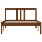 vidaXL Estructura de cama madera maciza marrón miel 100x200 cm vidaXL Estructura de cama madera maciza marrón miel 100x200 cm