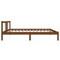 vidaXL Estructura de cama madera maciza marrón miel 100x200 cm vidaXL Estructura de cama madera maciza marrón miel 100x200 cm