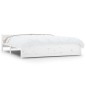 vidaXL Estructura de cama madera maciza blanco 150x200 cm vidaXL Estructura de cama madera maciza blanco 150x200 cm